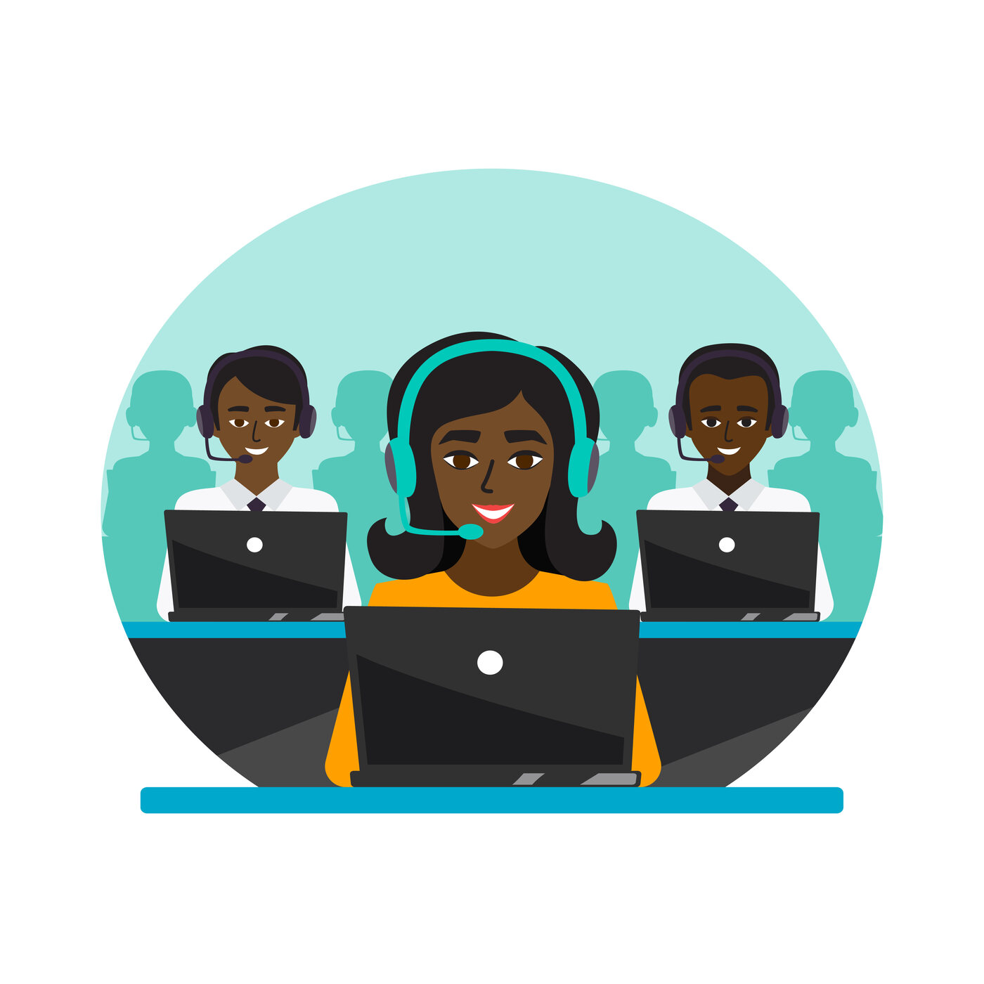 Farmer helpline illustration